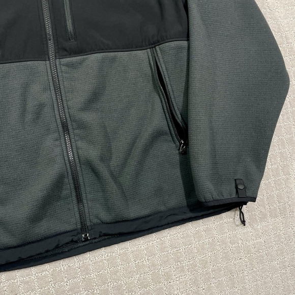 Vintage The North Face Black & Gray Size XL Denali Style Full Zip Jacket - Picture 5 of 8